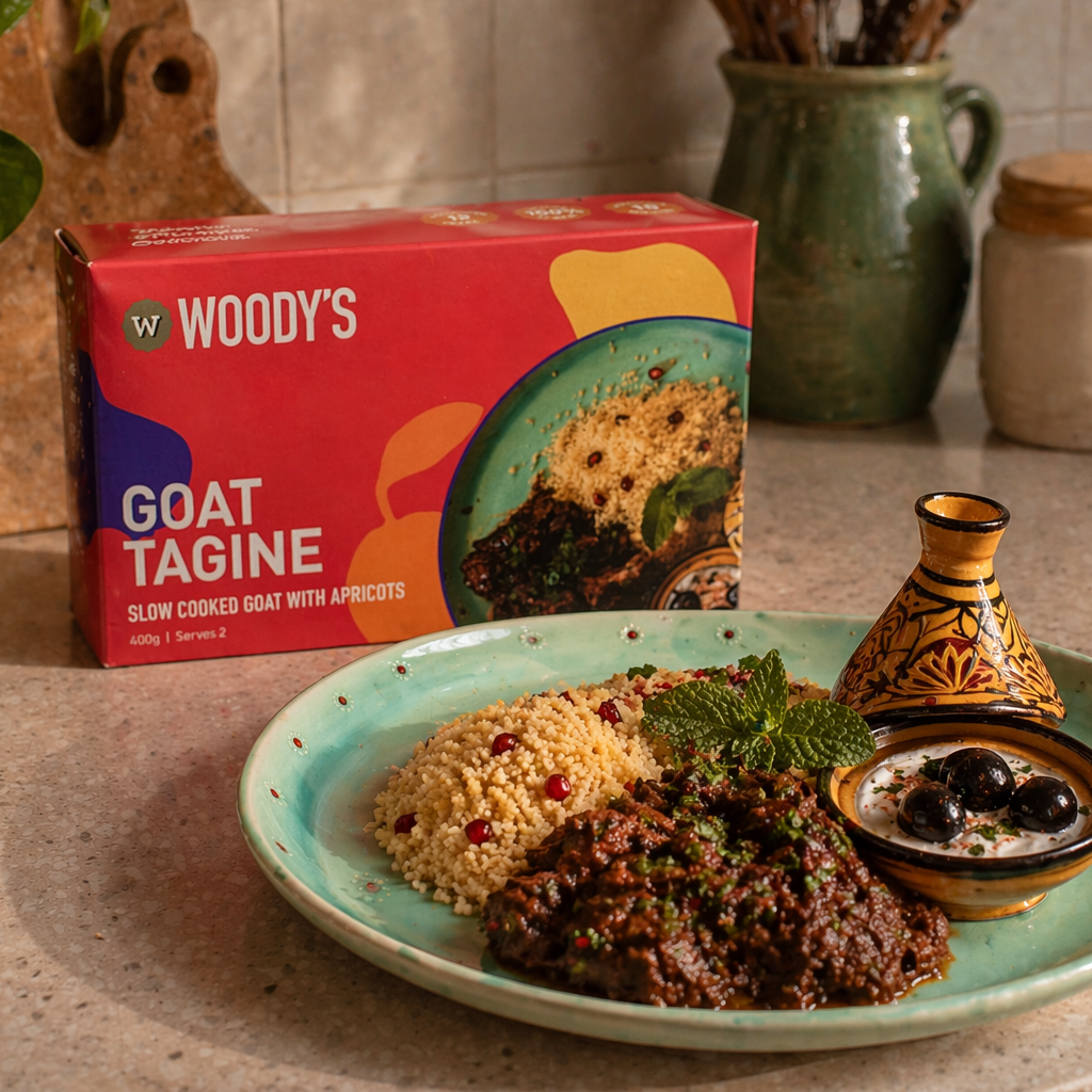 Sous Vide Goat Tagine with Apricots