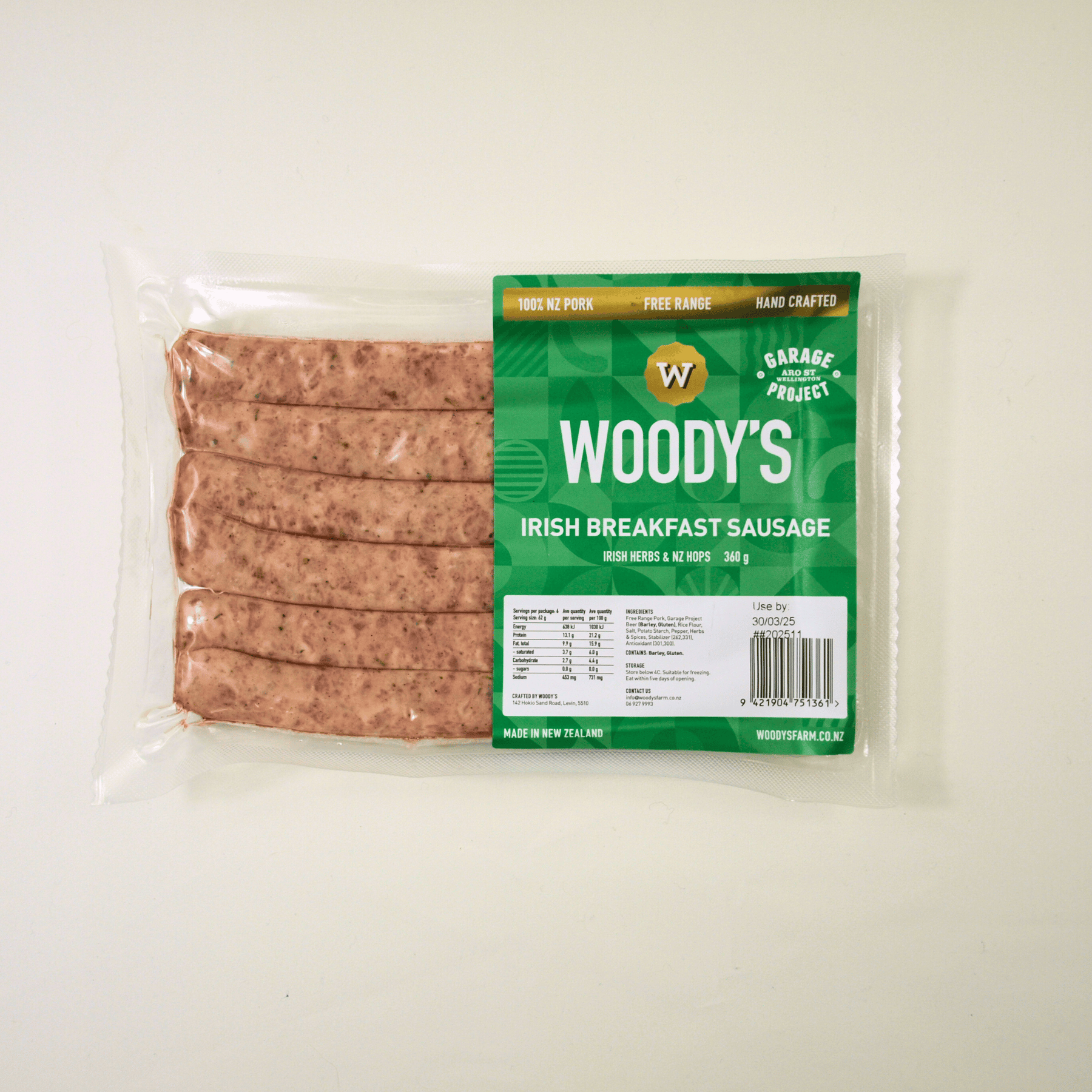 Irish Breakfast Sausage