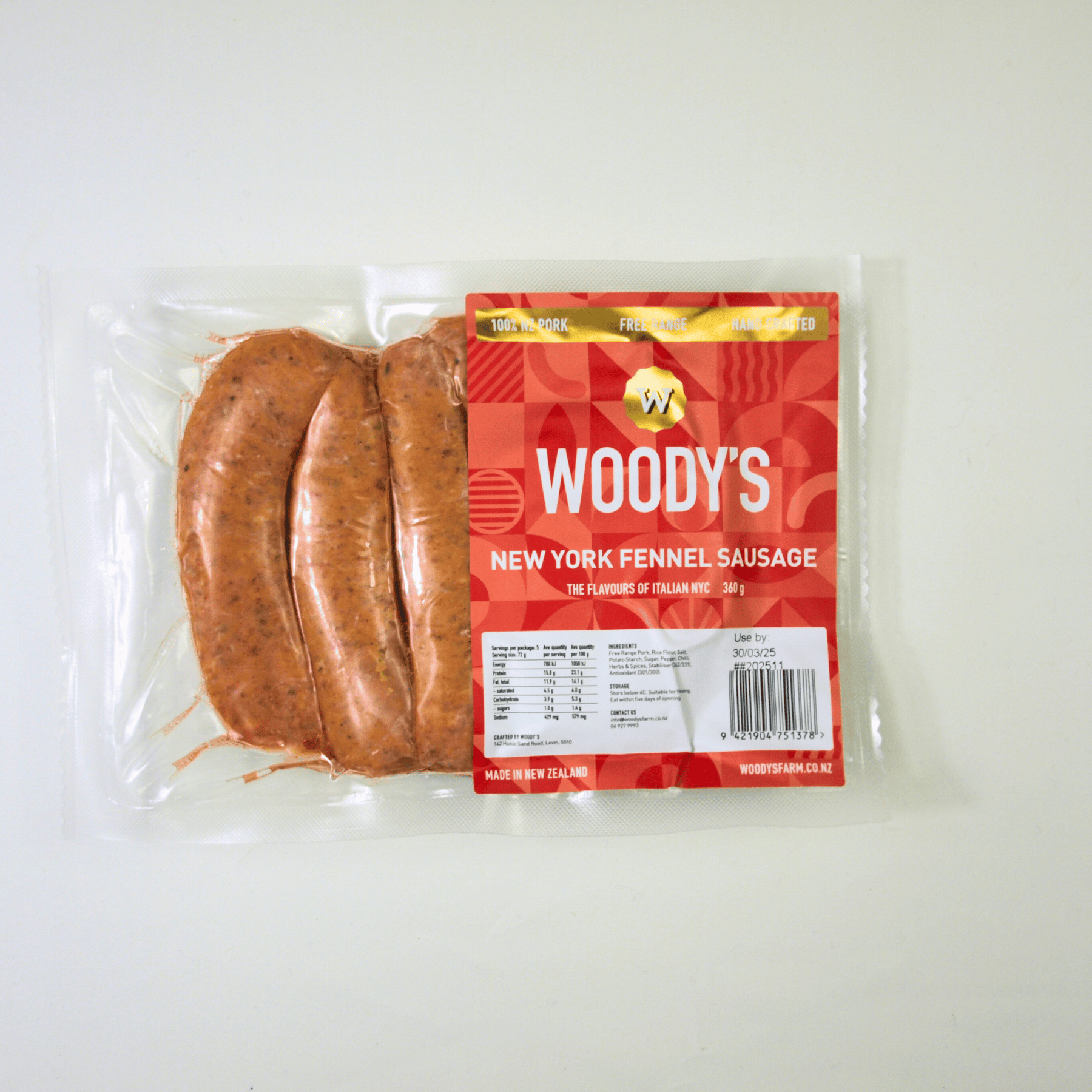 New York Fennel Sausage