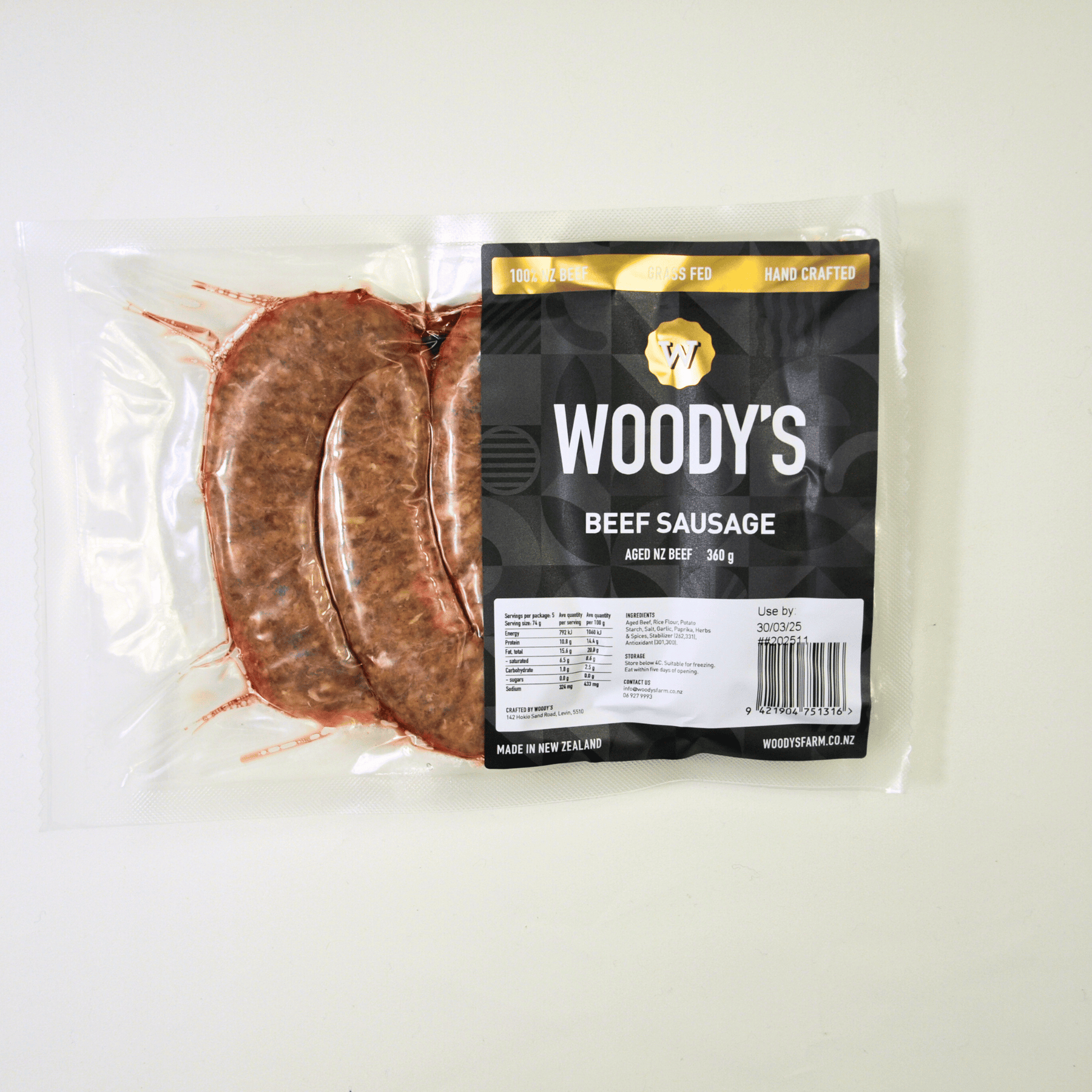 Pure Beef Sausage