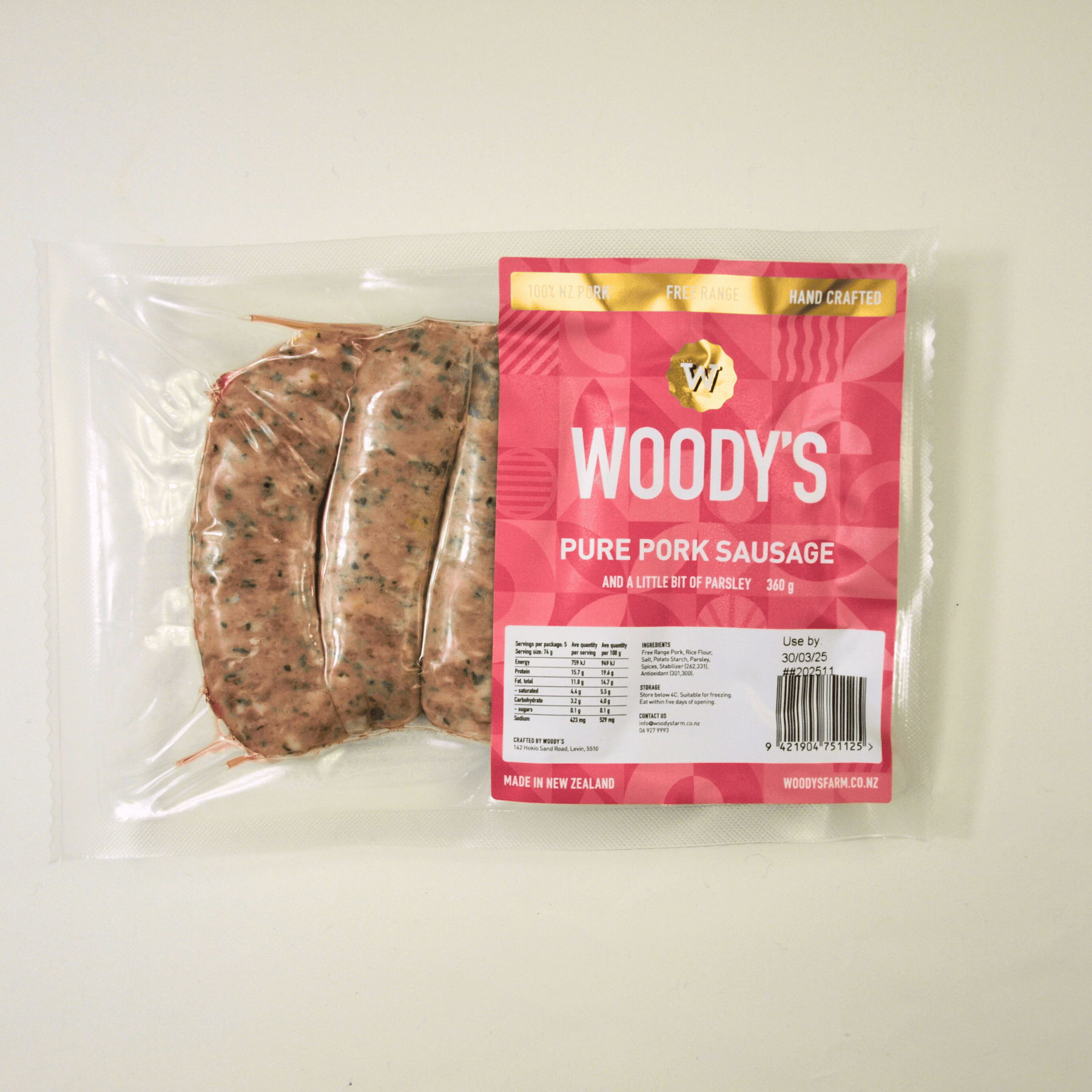 Pure Pork Sausage