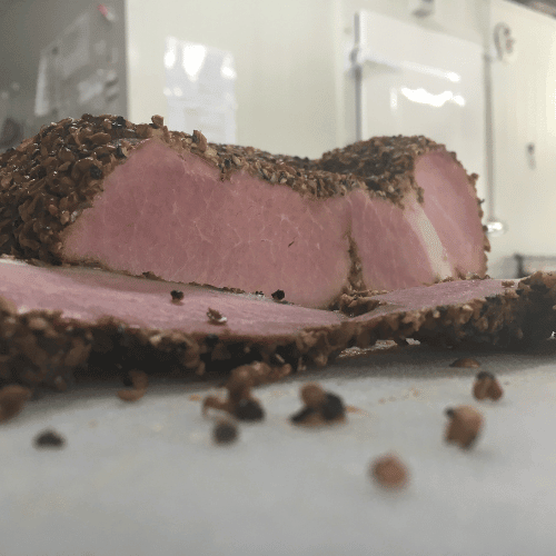 Free Range Pork Pastrami Woody's Free Range