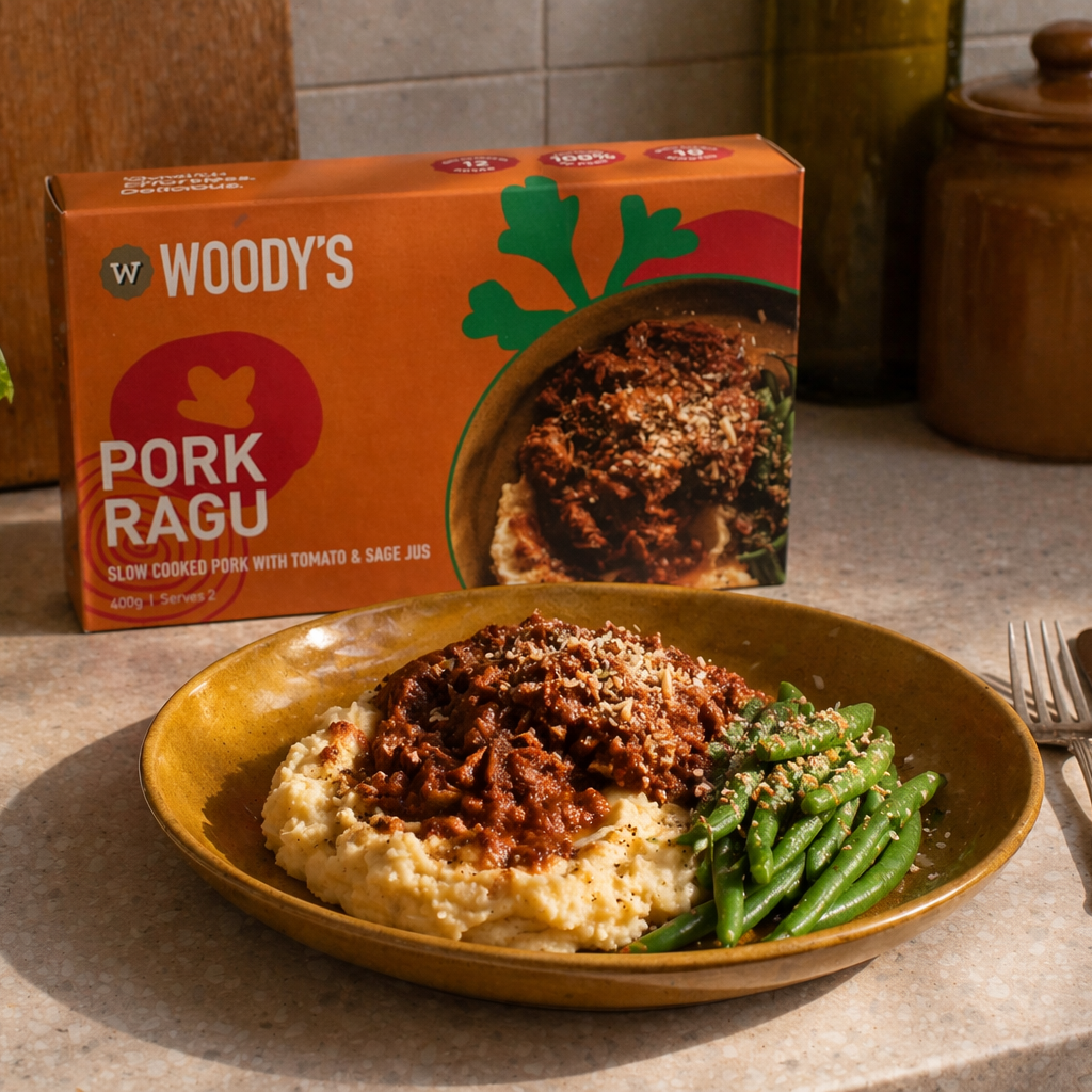 Sous Vide Pork in Tomato & Sage Jus