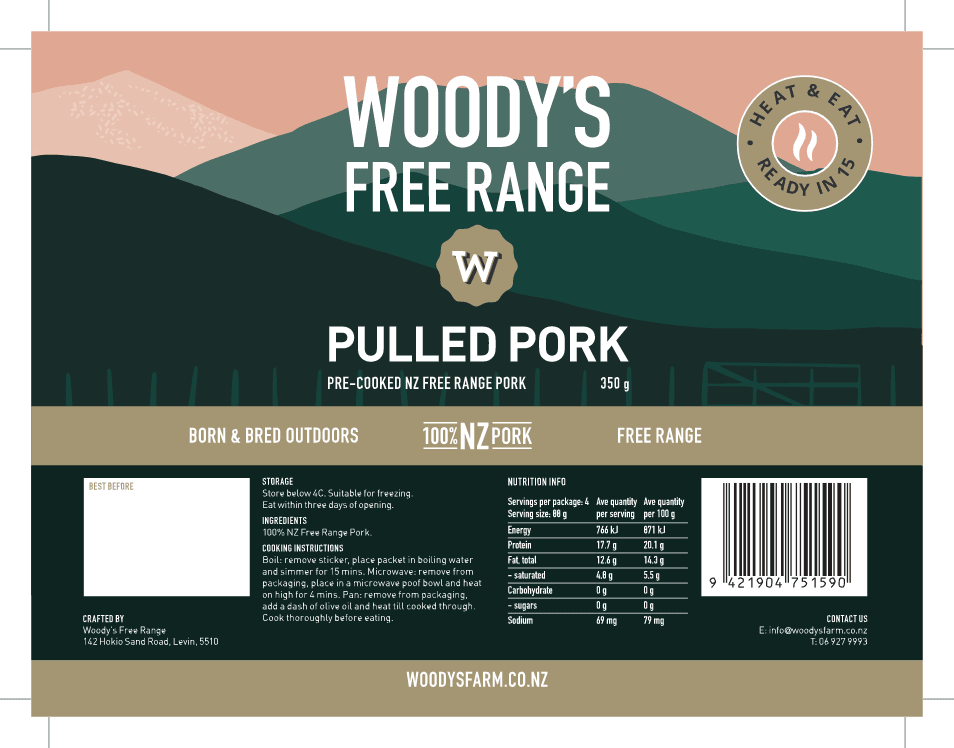 Pulled Pork (Heat & Eat)