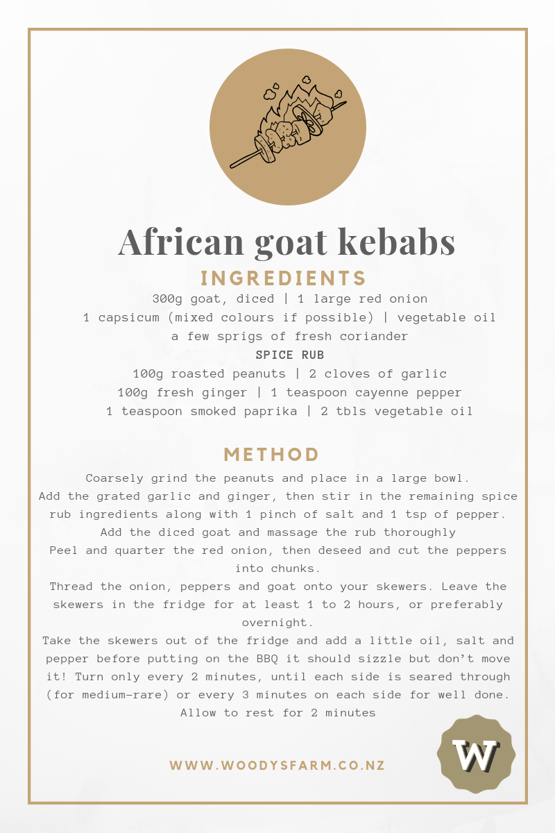 African Goat Kebabs
