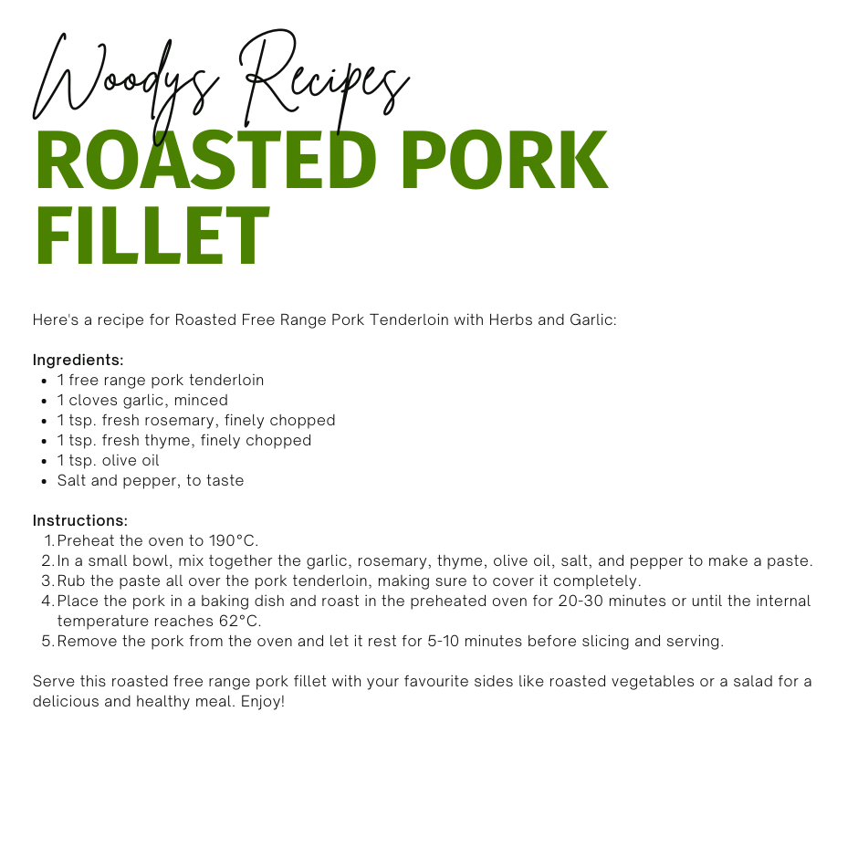 Roasted Pork Fillet