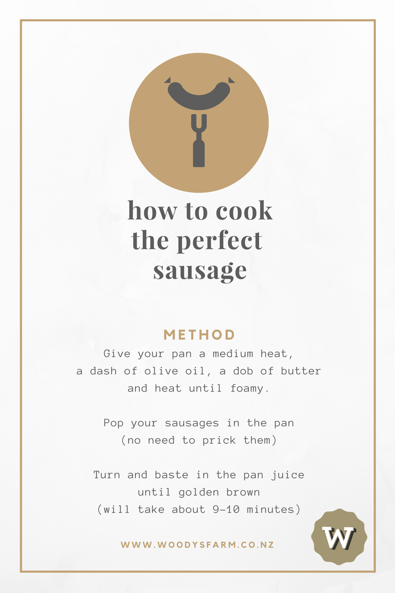 HOW TO COOK THE PERFECT SAUSAGE