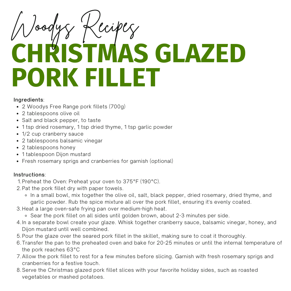Christmas Glazed Pork Fillet