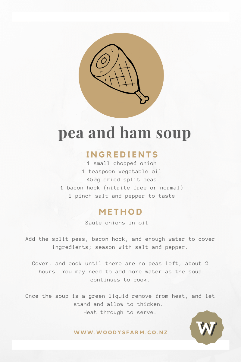EASY PEA AND HAM SOUP