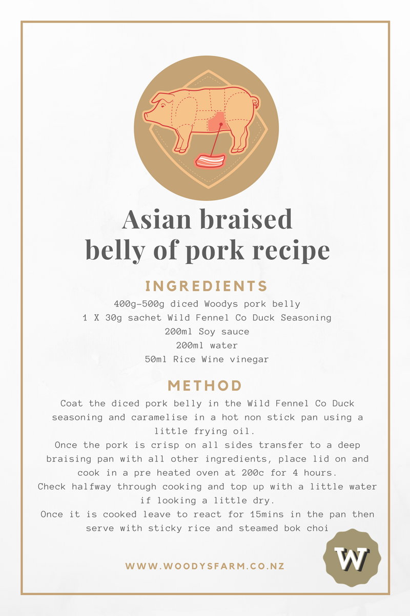 Asian Braised belly of pork - Dan Pearson of Wild Fennel Co