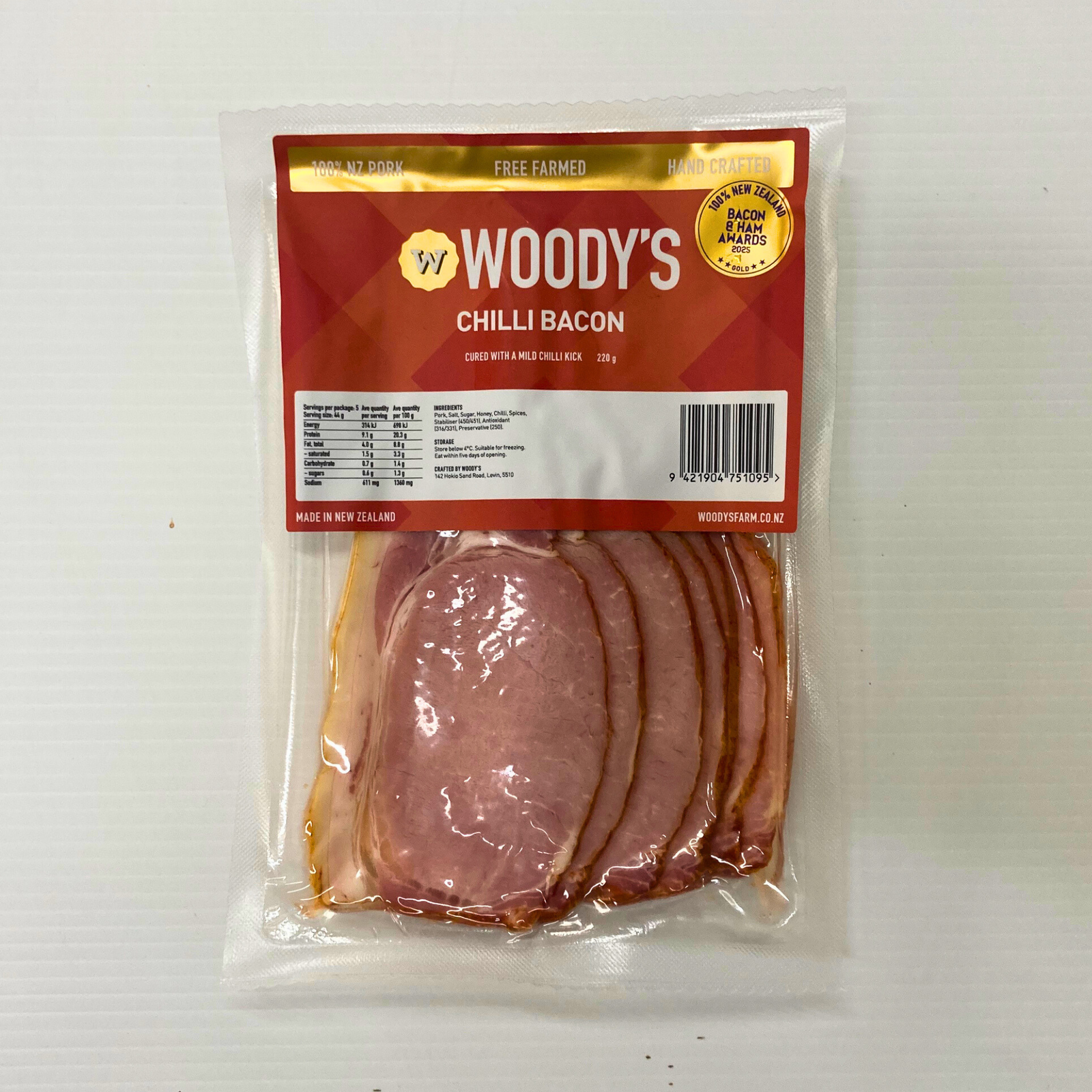 Chilli Bacon | Woody's