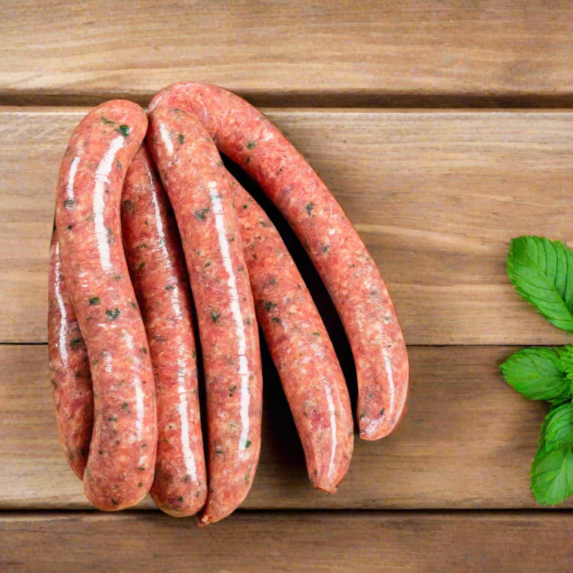 Lamb and Mint Sausage